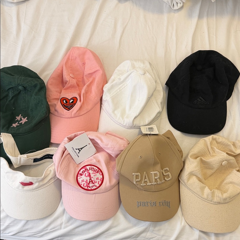Assorted 8 women’s Baseball Caps bundle - image 1